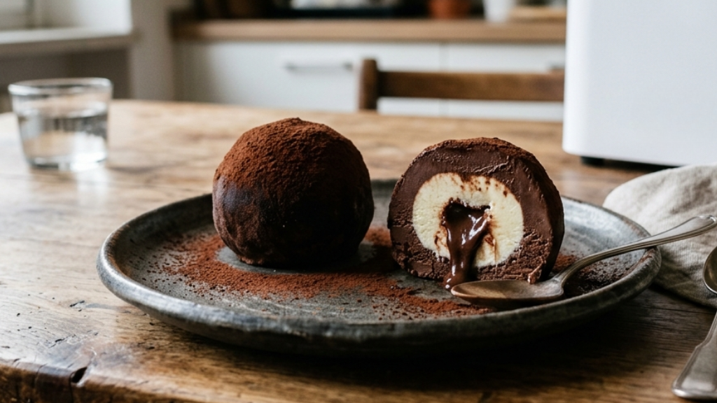 Tartufo Gelato Bicolore: Il Dessert Gourmet con TooA Milano Pro