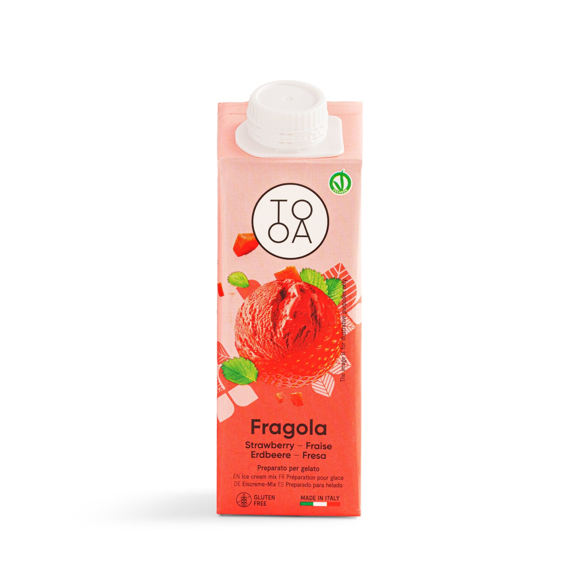 Box 12 Brik - Strawberry Gelato 250 ml