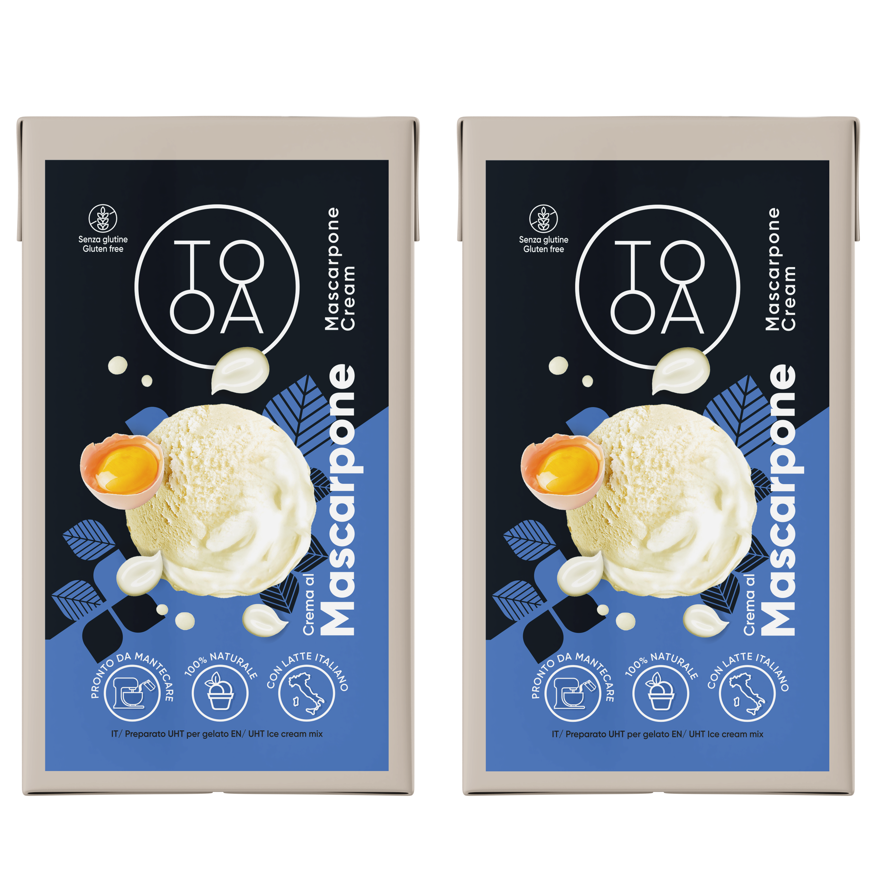 Gelato Crema al Mascarpone 2x1 L