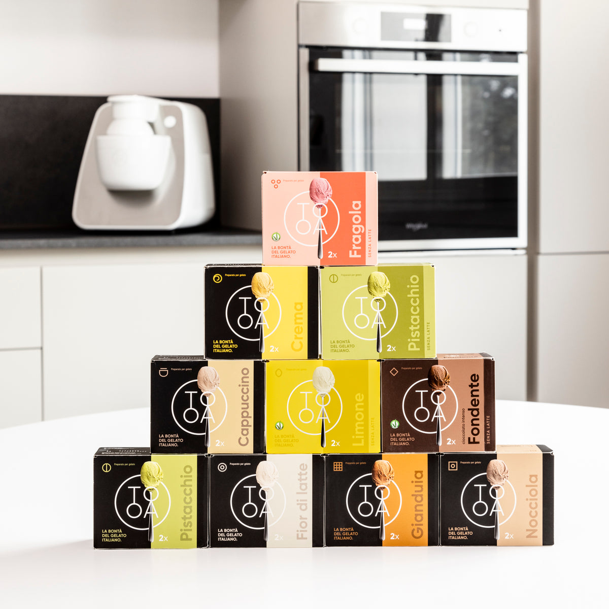 Gelato artigianale Italiano fatto in casa | TooA Gelati
