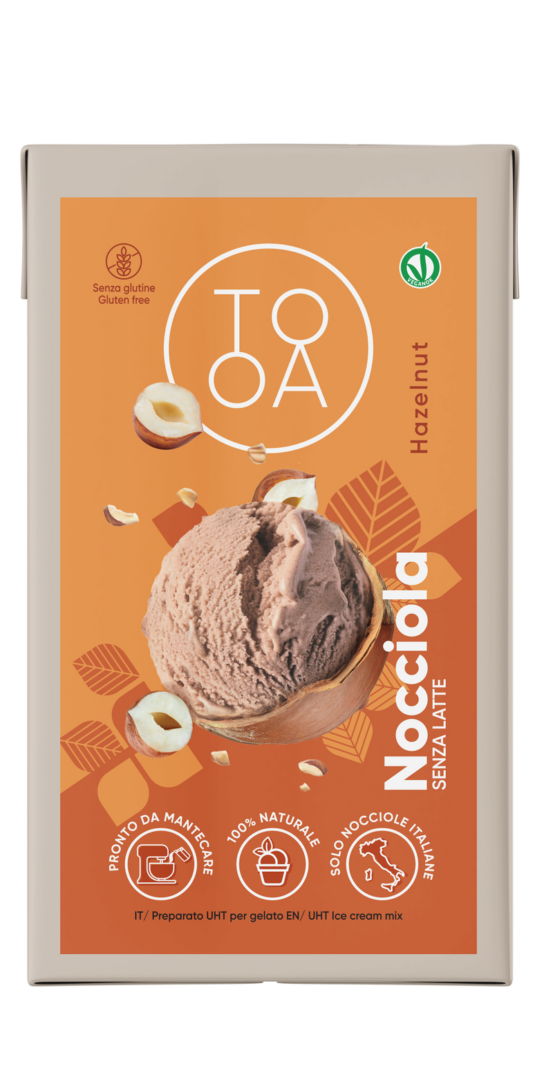 Vegan Hazelnut Gelato 1 L